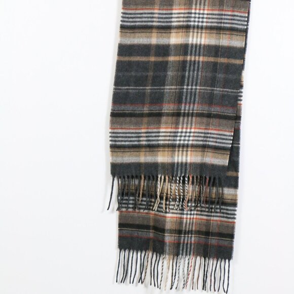 *Fraas Brown Plaid Scarf - Picture 6 of 6
